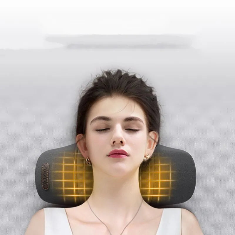 Spine-Assisted Sleep Heating Pillow