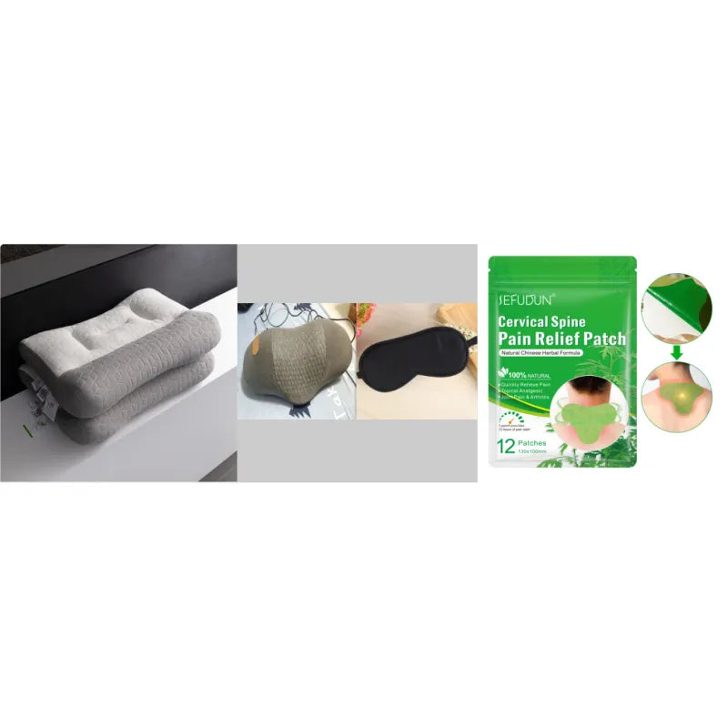 Spine-Assisted Sleep Heating Pillow